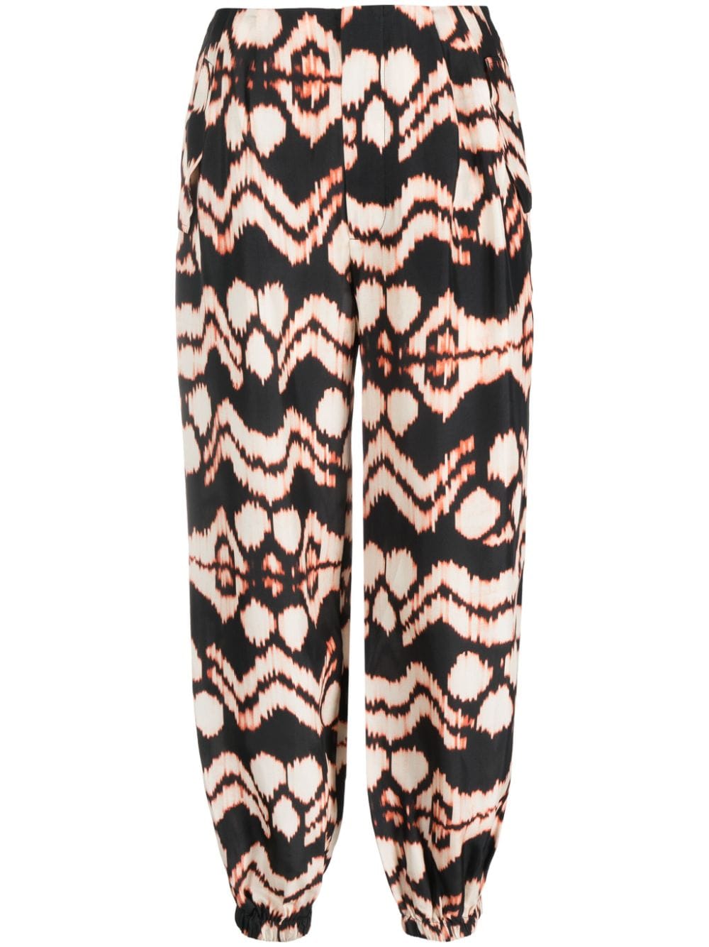 Ulla Johnson Gerade Hose mit abstraktem Print - Schwarz von Ulla Johnson