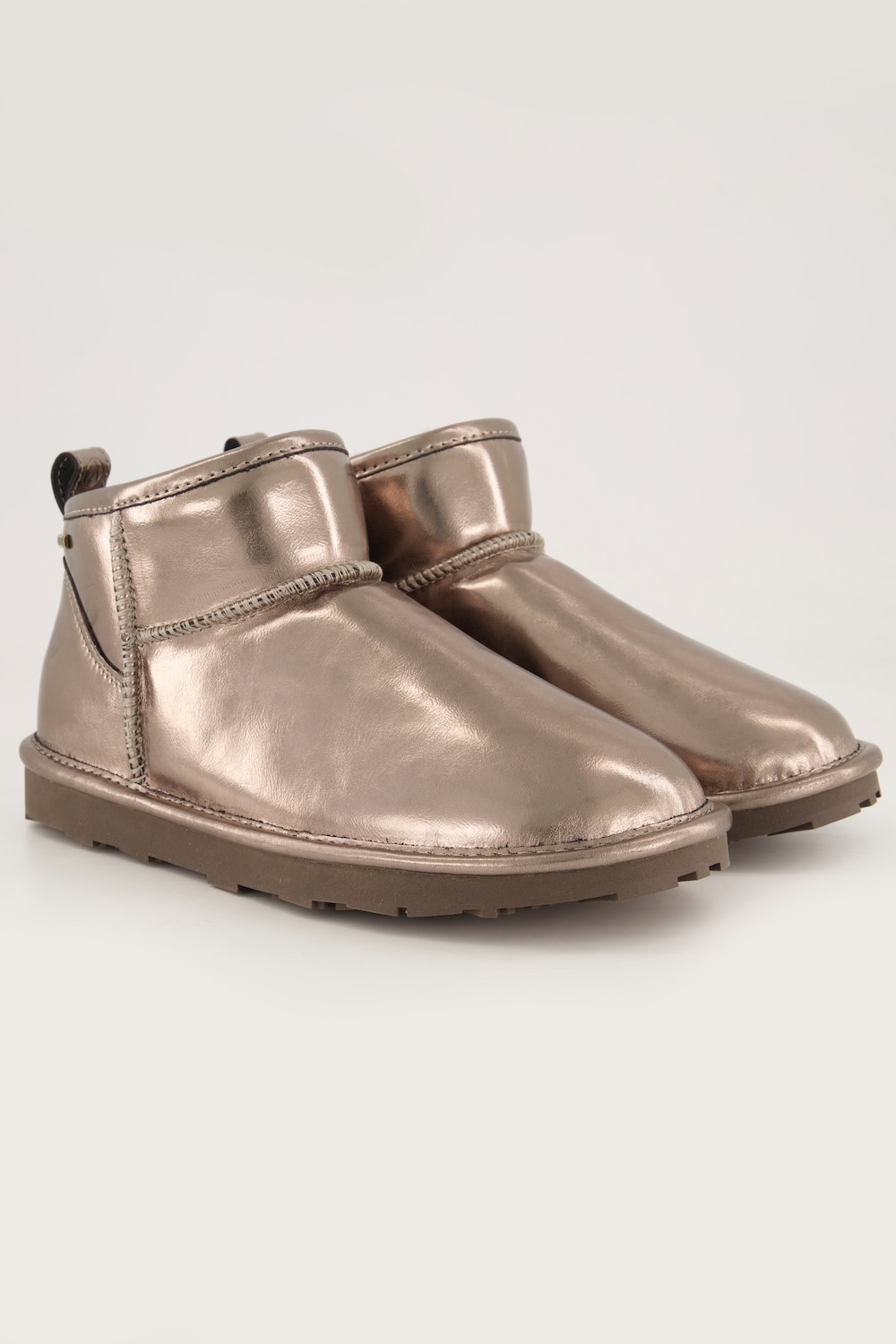 Axelda Lammfell-Boots, Damen, braun, Größe: 42, Wolle/Leder, Ulla Popken von Ulla Popken