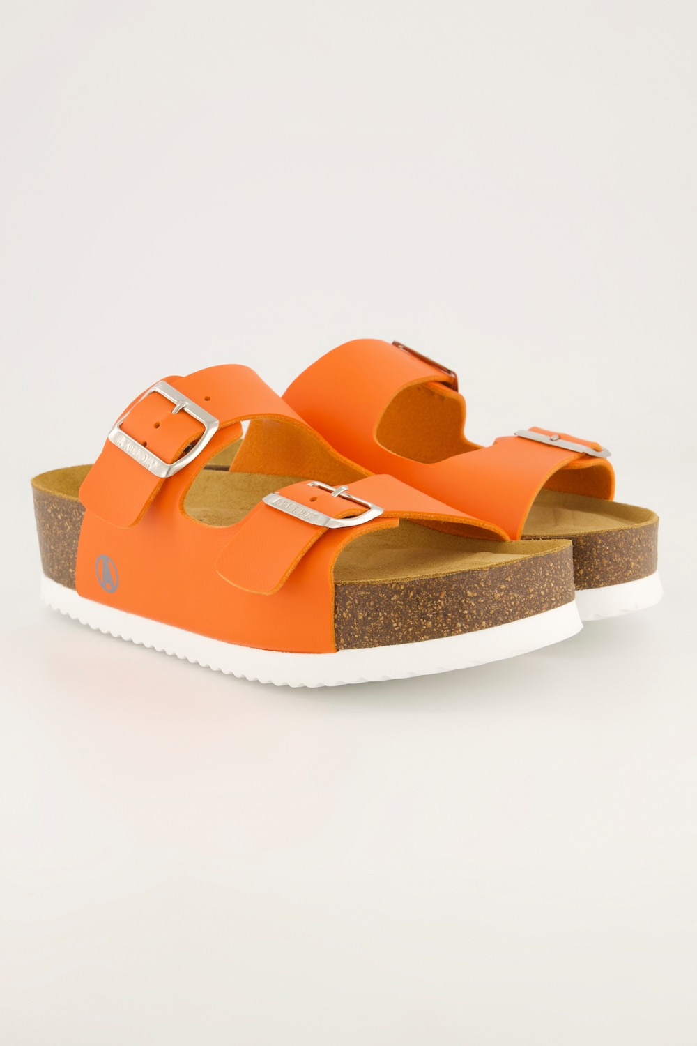 Axelda Sandalen, Damen, orange, Größe: 41, Leder, Ulla Popken von Ulla Popken