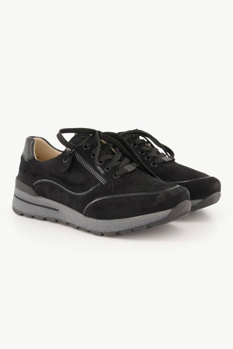 Caprice Leder-Sneaker, Damen, schwarz, Größe: 41, Leder/Synthetische Fasern, Ulla Popken von Ulla Popken