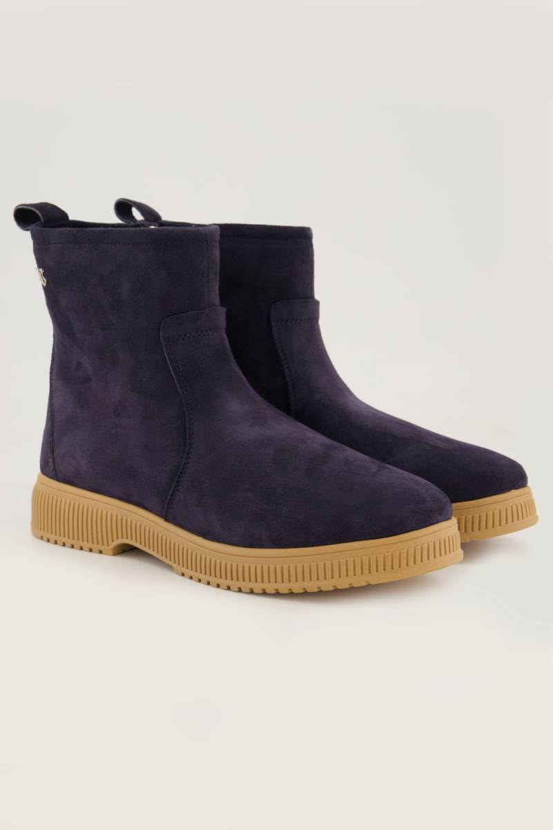 Caprice Leder-Stiefeletten, Damen, blau, Größe: 42, Sonstige/Leder, Ulla Popken von Ulla Popken