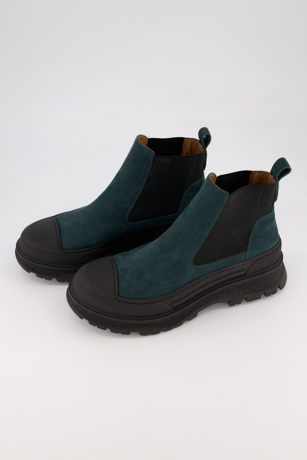 Chelsea-Boots, Chunky-Sohle, Elastikeinsatz, Weite H von 50%