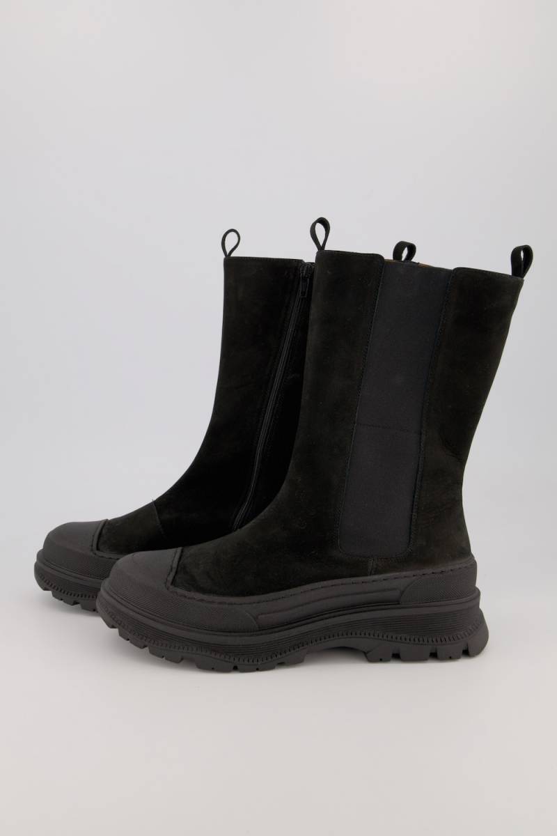 Chelsea-Boots, Damen, schwarz, Größe: 40, Leder, Ulla Popken von Ulla Popken