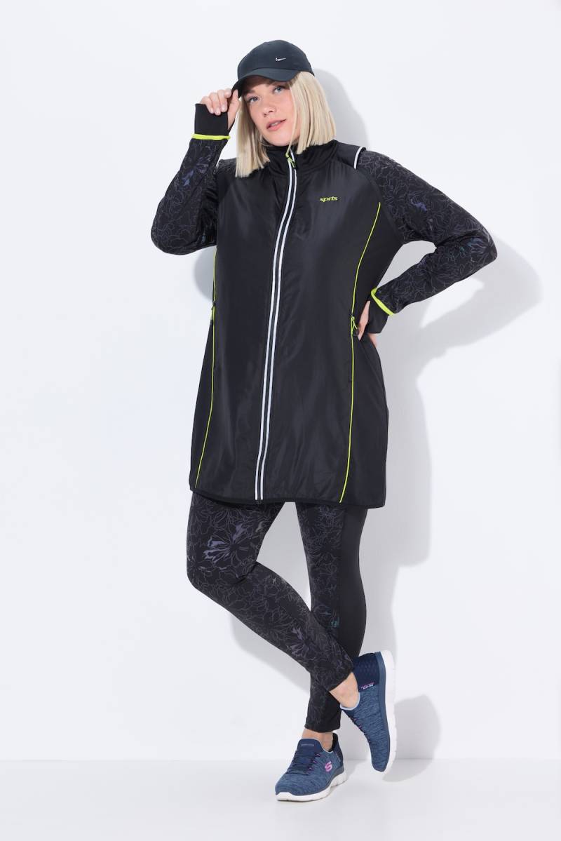 Große Größen 2-in-1-Funktionsmantel, Damen, schwarz, Größe: 54/56, Ulla Popken von Ulla Popken