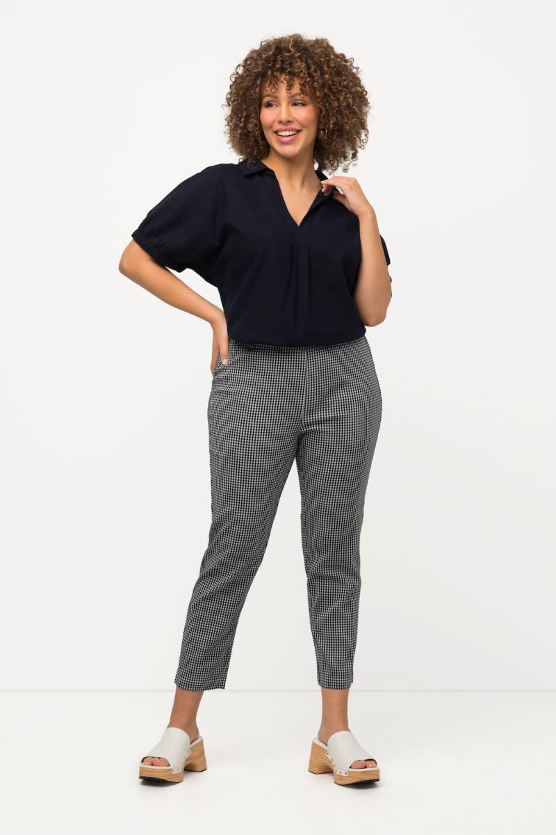 Große Größen 7/8-Bengalinhose Sienna, Damen, blau, Größe: 64, Viskose/Synthetische Fasern, Ulla Popken von Ulla Popken