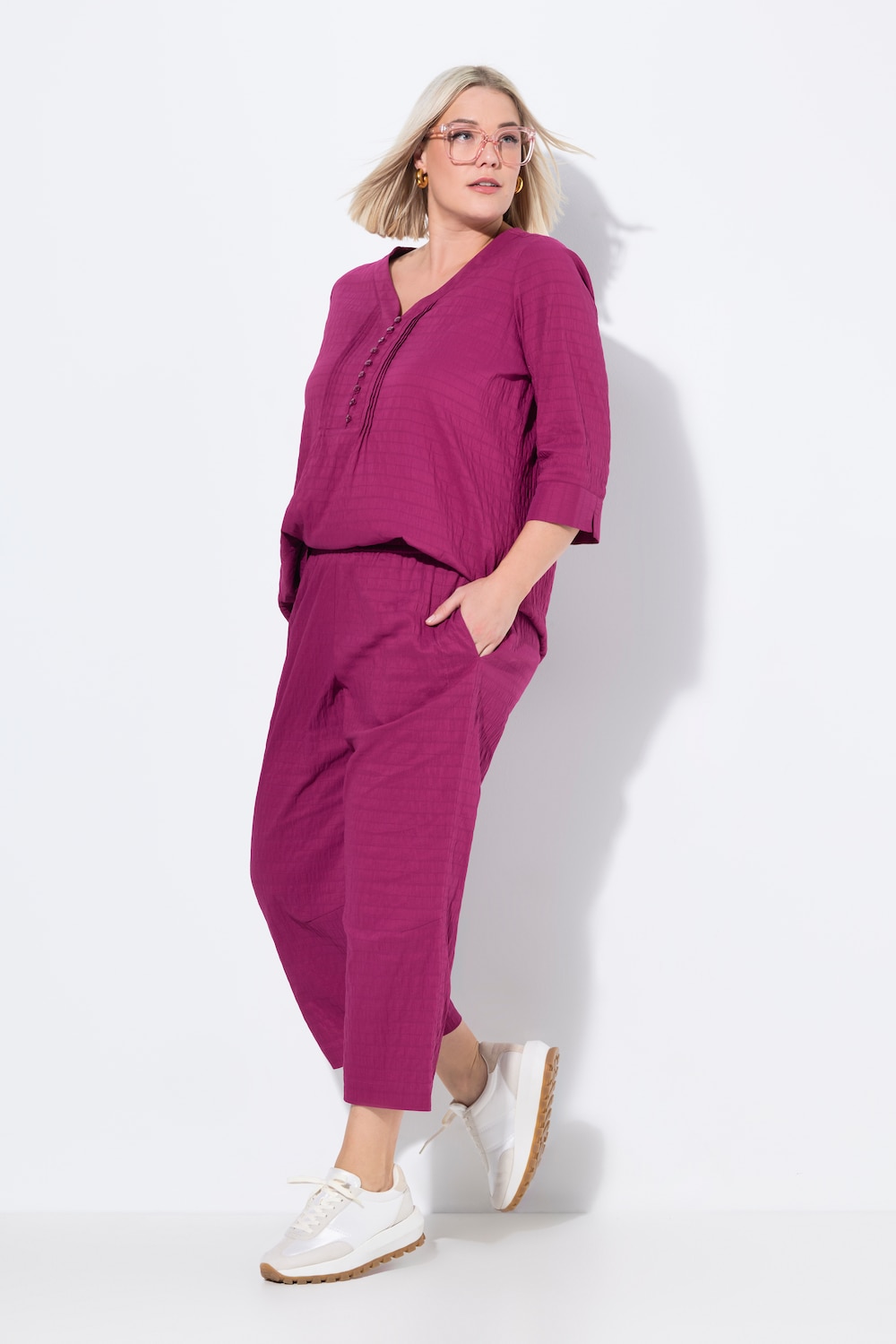 Große Größen 7/8-Hose Ruby, Damen, rosa, Größe: 42, Baumwolle/Polyester, Ulla Popken Große Größen 7/8-Hose Ruby, Damen, rosa, Größe: 42, Baumwolle/Polyester, Ulla Popken von Ulla Popken