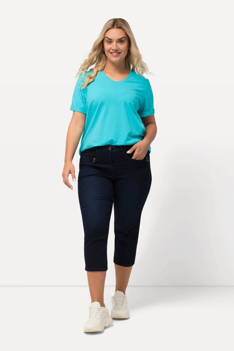 Große Größen 7/8-Jeans Mony, Damen, blau, Größe: 62, Baumwolle/Polyester/Viskose, Ulla Popken Große Größen 7/8-Jeans Mony, Damen, blau, Größe: 62, Baumwolle/Polyester/Viskose, Ulla Popken von Ulla Popken