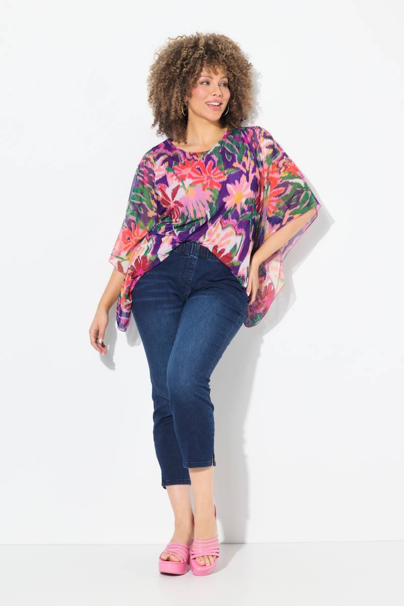 Große Größen 7/8-Jeggings Sienna, Damen, blau, Größe: 62, Baumwolle/Polyester, Ulla Popken von Ulla Popken