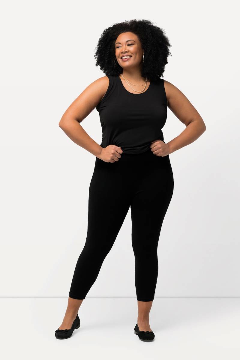 Große Größen 7/8-Leggings, Damen, schwarz, Größe: 46/48, Baumwolle, Ulla Popken Große Größen 7/8-Leggings, Damen, schwarz, Größe: 46/48, Baumwolle, Ulla Popken von Ulla Popken