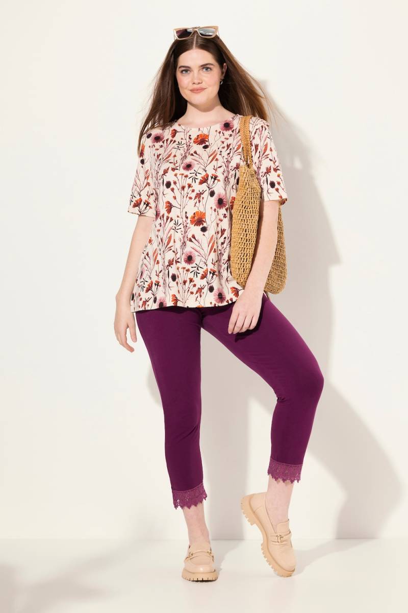 Große Größen 7/8-Leggings, Damen, rot, Größe: 42/44, Baumwolle, Ulla Popken Große Größen 7/8-Leggings, Damen, rot, Größe: 42/44, Baumwolle, Ulla Popken von Ulla Popken