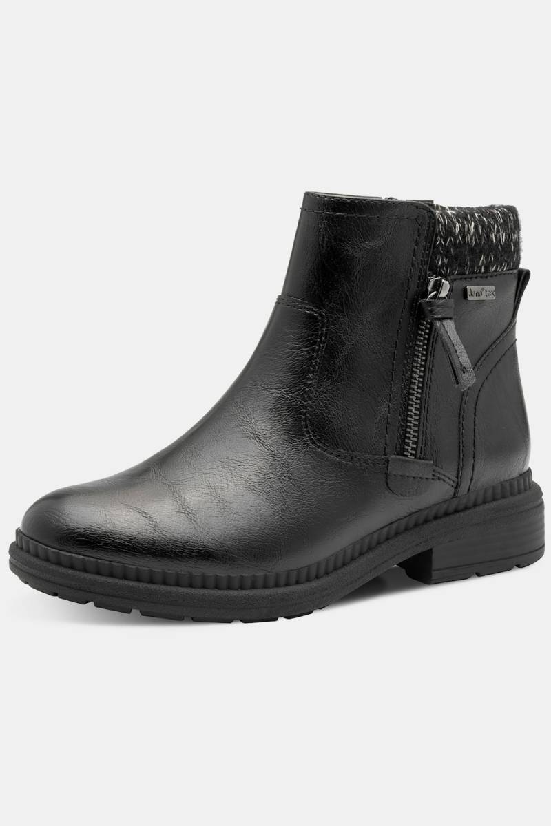 Große Größen Ankleboots, Damen, schwarz, Größe: 37, Sonstige/Synthetische Fasern, Ulla Popken von Ulla Popken