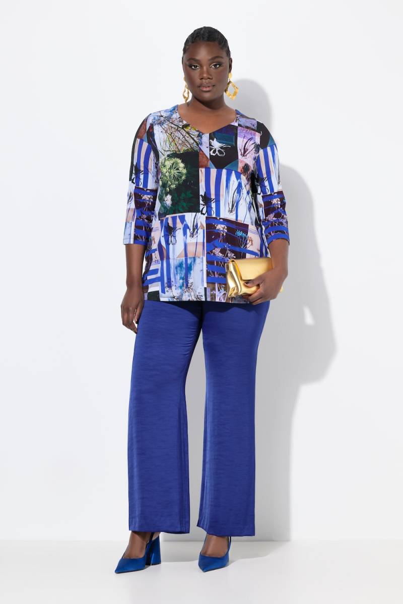 Große Größen Anzughose, Damen, blau, Größe: 42, Viskose/Polyester, Ulla Popken Große Größen Anzughose, Damen, blau, Größe: 42, Viskose/Polyester, Ulla Popken von Ulla Popken