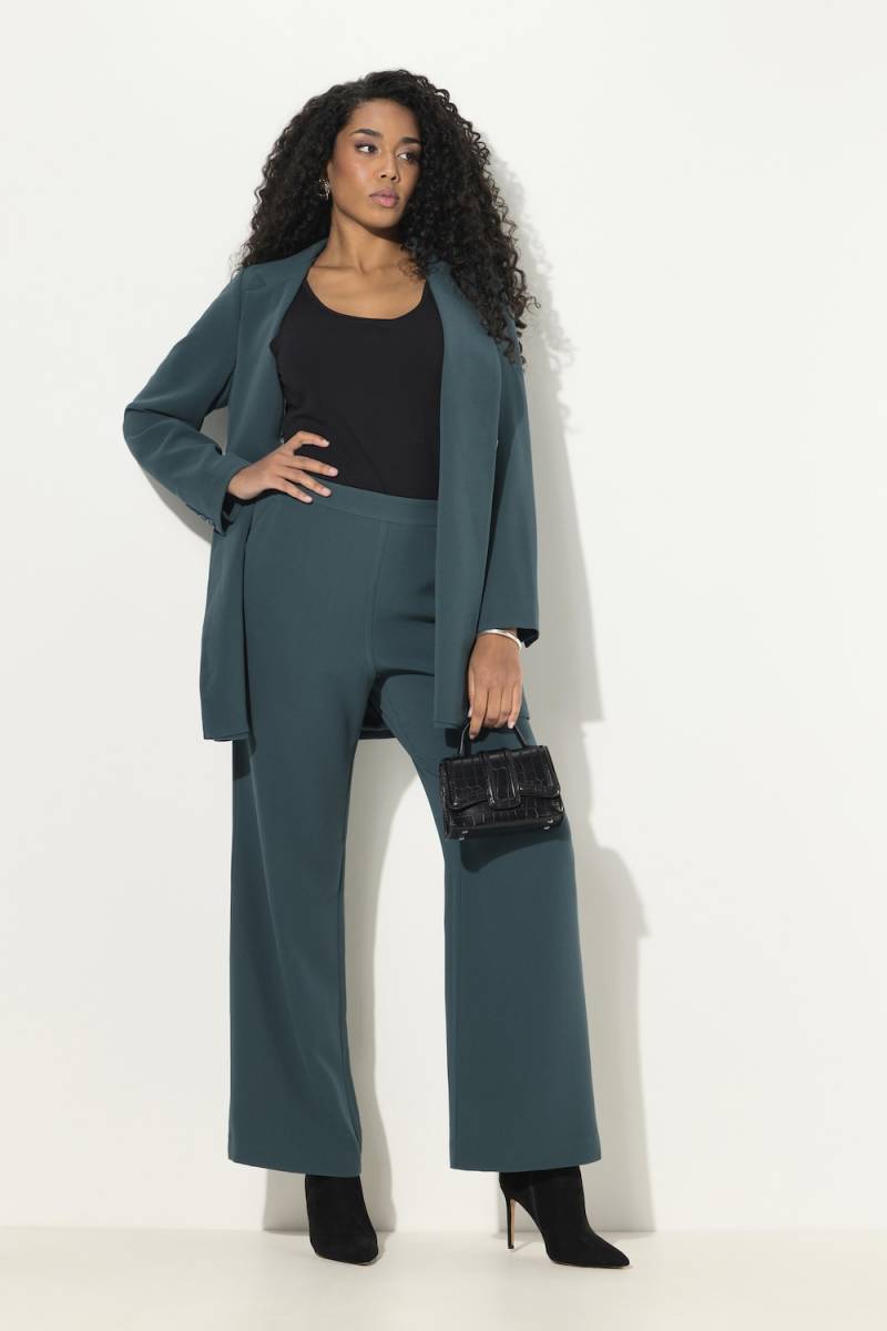 Große Größen Anzughose, Damen, türkis, Größe: 50, Kunstseide/Polyester, Ulla Popken von Ulla Popken