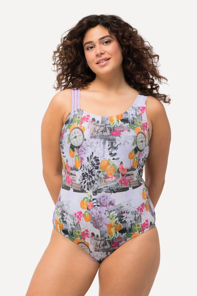 Große Größen Badeanzug, Damen, beige, Größe: 42, Synthetische Fasern/Elasthan, Ulla Popken Große Größen Badeanzug, Damen, beige, Größe: 42, Synthetische Fasern/Elasthan, Ulla Popken von Ulla Popken