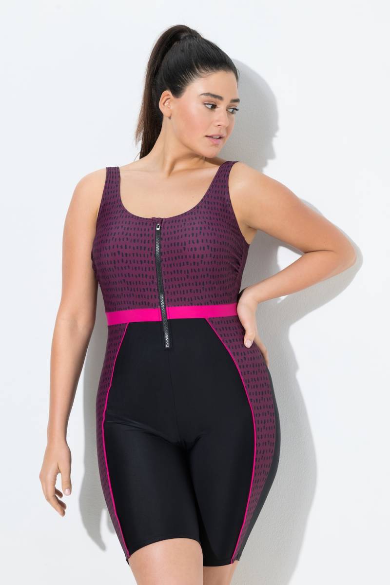 Große Größen Badeanzug, Damen, schwarz, Größe: 50, Synthetische Fasern/Elasthan, Ulla Popken Große Größen Badeanzug, Damen, schwarz, Größe: 50, Synthetische Fasern/Elasthan, Ulla Popken von Ulla Popken