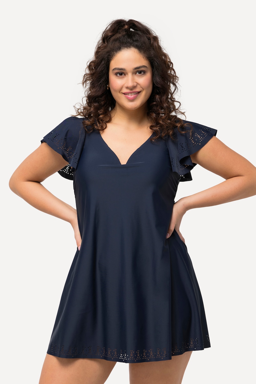 Große Größen Badekleid, Damen, blau, Größe: 50, Synthetische Fasern/Elasthan, Ulla Popken Große Größen Badekleid, Damen, blau, Größe: 50, Synthetische Fasern/Elasthan, Ulla Popken von Ulla Popken