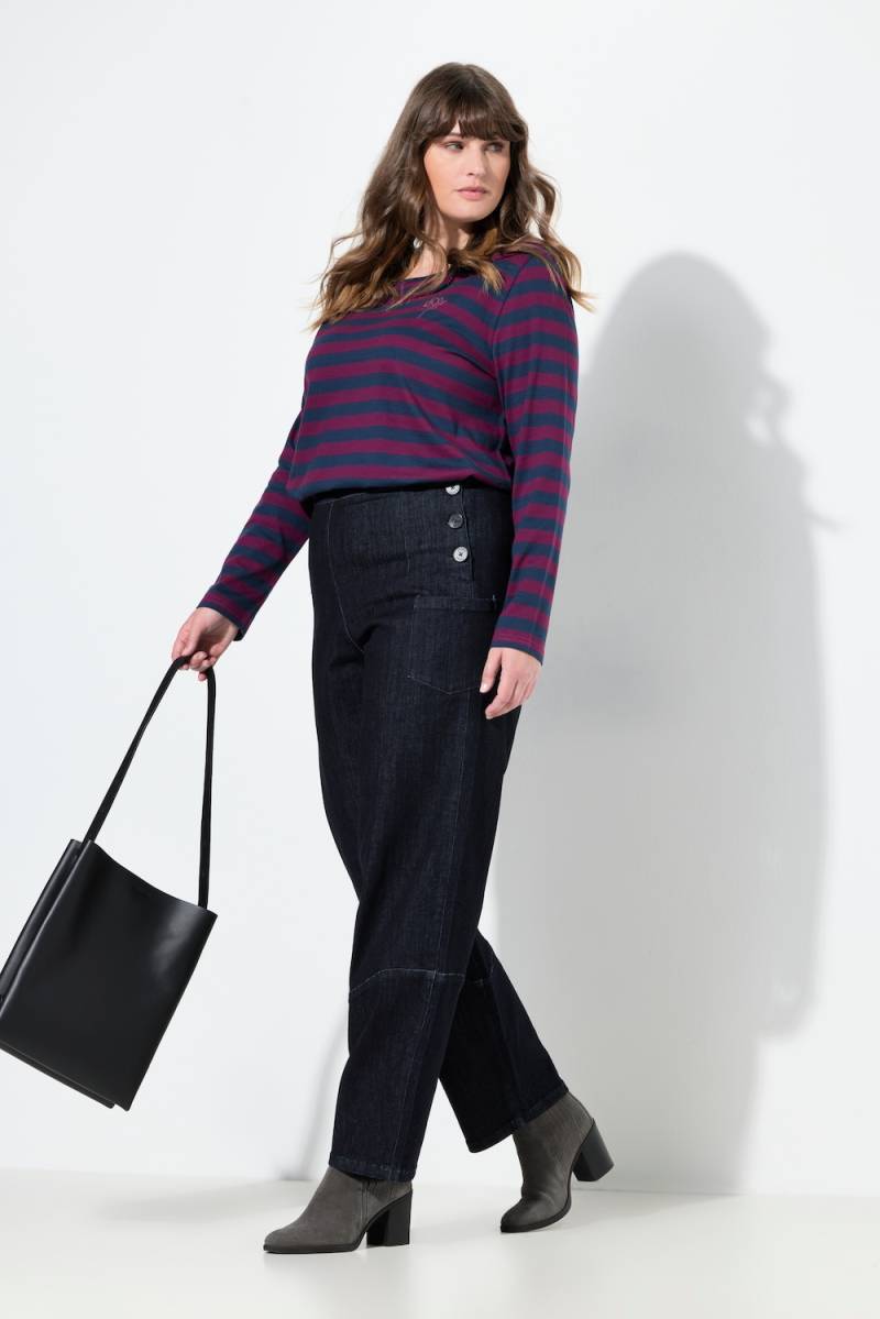 Große Größen Barrel-Jeans, Damen, blau, Größe: 60, Baumwolle/Polyester/Viskose, Ulla Popken Große Größen Barrel-Jeans, Damen, blau, Größe: 60, Baumwolle/Polyester/Viskose, Ulla Popken von Ulla Popken