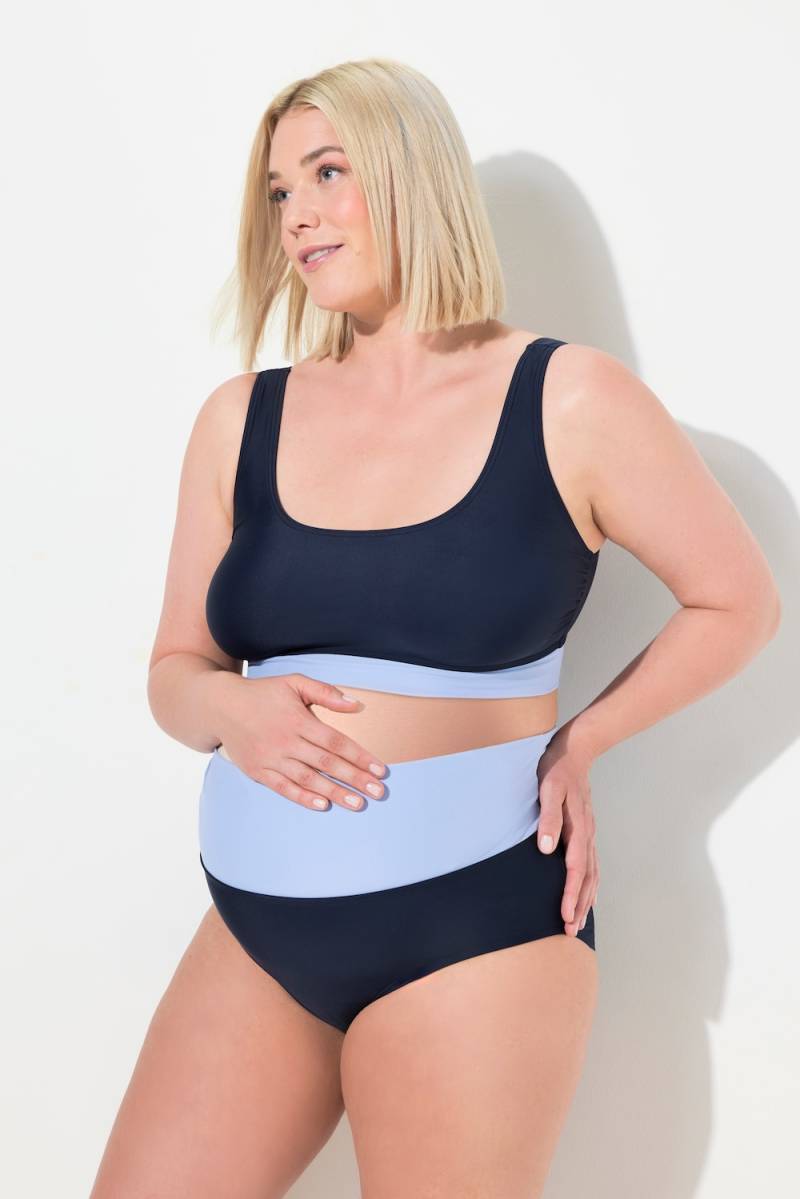 Große Größen Bellieva Bikini, Damen, blau, Größe: 42, Synthetische Fasern/Elasthan, Ulla Popken von Ulla Popken