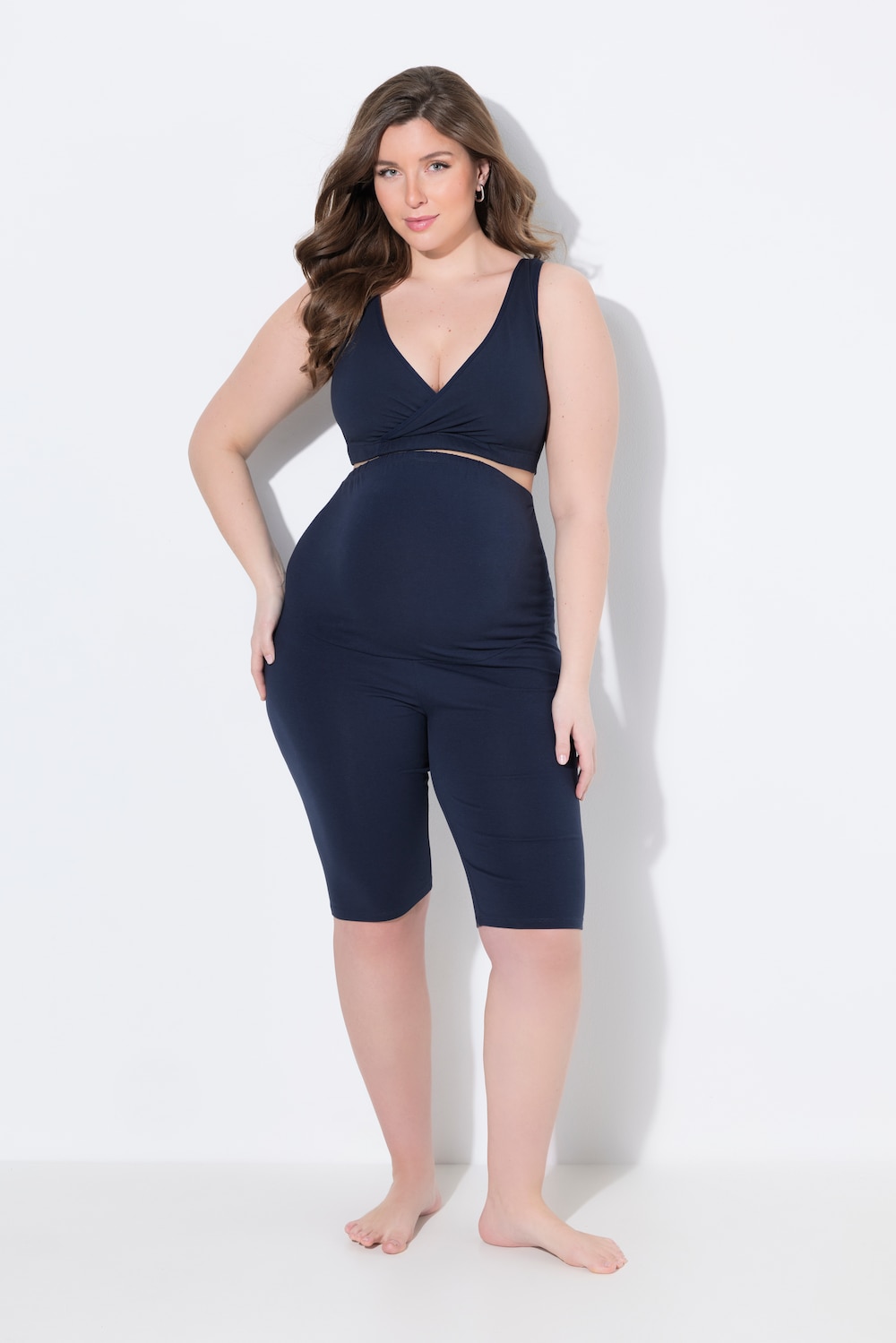 Große Größen Bellieva-Radler, Damen, blau, Größe: 42/44, Baumwolle, Ulla Popken Große Größen Bellieva-Radler, Damen, blau, Größe: 42/44, Baumwolle, Ulla Popken von Ulla Popken