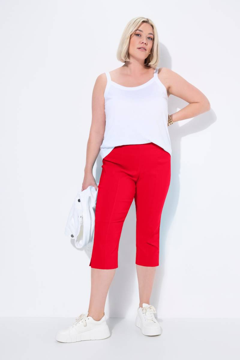 Große Größen Bengalin-Capri, Damen, rot, Größe: 50, Viskose/Synthetische Fasern, Ulla Popken Große Größen Bengalin-Capri, Damen, rot, Größe: 50, Viskose/Synthetische Fasern, Ulla Popken von Ulla Popken
