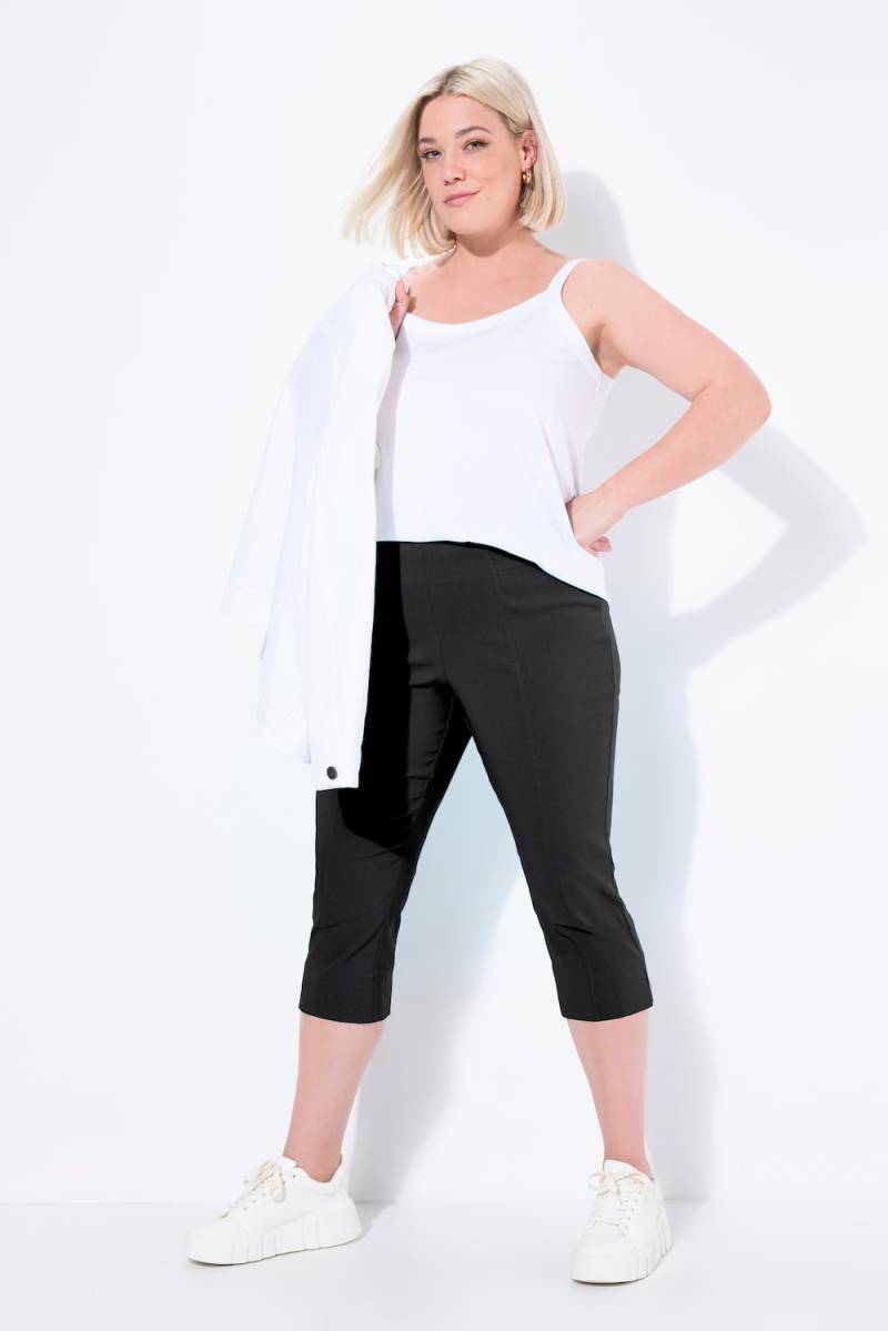 Große Größen Bengalin-Capri, Damen, schwarz, Größe: 46, Viskose/Synthetische Fasern, Ulla Popken Große Größen Bengalin-Capri, Damen, schwarz, Größe: 46, Viskose/Synthetische Fasern, Ulla Popken von Ulla Popken