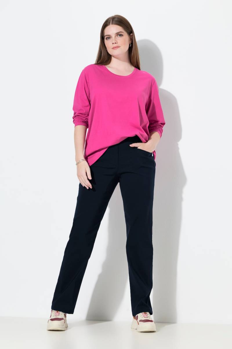 Große Größen Bengalinhose Mony, Damen, blau, Größe: 23, Viskose/Synthetische Fasern, Ulla Popken von Ulla Popken