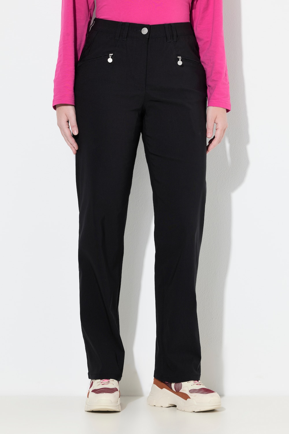 Große Größen Bengalinhose Mony, Damen, schwarz, Größe: 23, Viskose/Synthetische Fasern, Ulla Popken von Ulla Popken