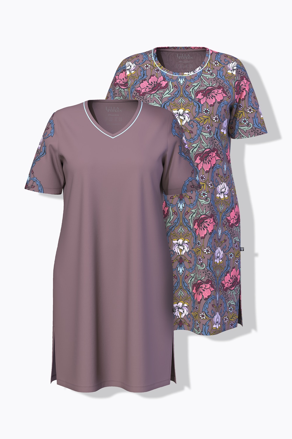 Große Größen Bigshirts, Damen, braun, Größe: 46/48, Baumwolle, Ulla Popken von Ulla Popken