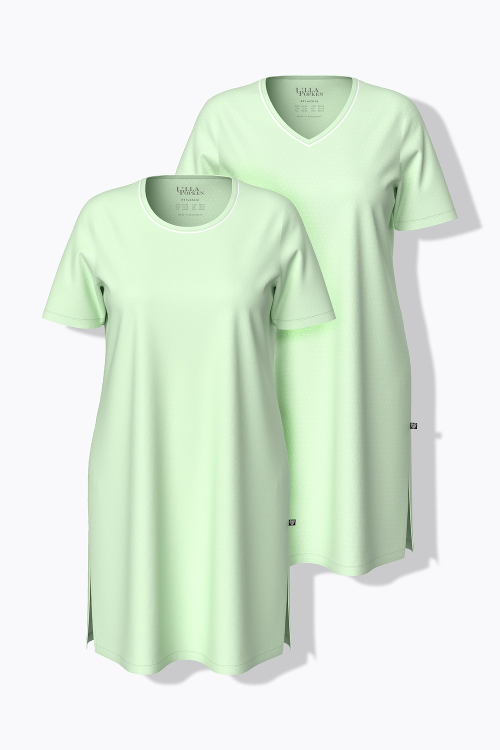 Große Größen Bigshirts, Damen, grün, Größe: 54/56, Baumwolle, Ulla Popken von Ulla Popken