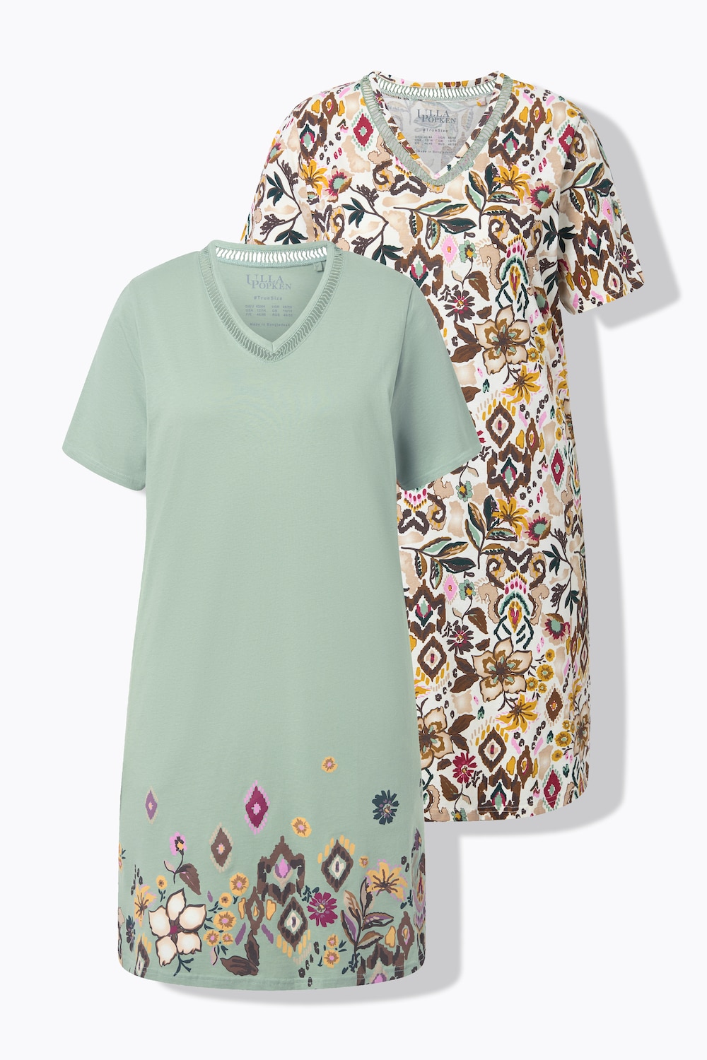 Große Größen Bigshirts, Damen, türkis, Größe: 46/48, Baumwolle, Ulla Popken Große Größen Bigshirts, Damen, türkis, Größe: 46/48, Baumwolle, Ulla Popken von Ulla Popken