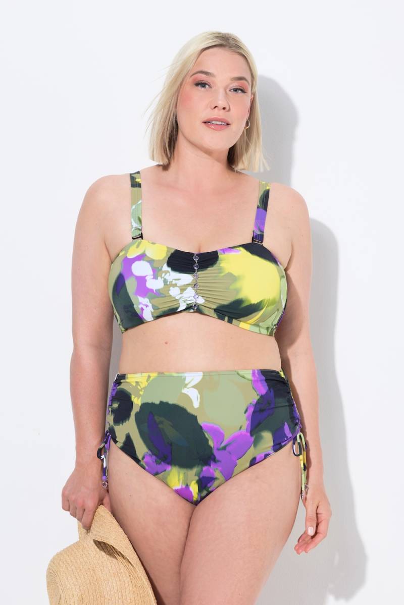 Große Größen Bikini, Damen, grün, Größe: 42, Polyester/Elasthan, Ulla Popken von Ulla Popken