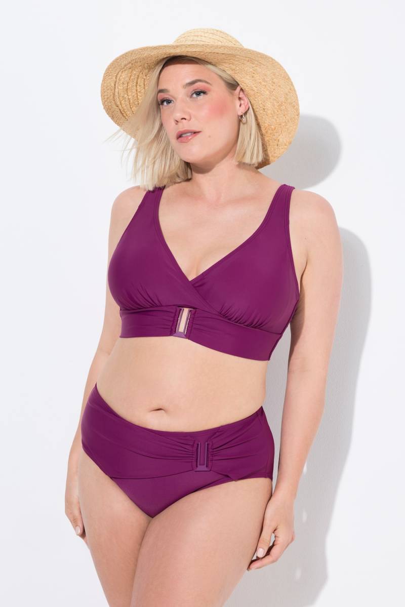 Große Größen Bikini, Damen, lila, Größe: 56, Elasthan, Ulla Popken von Ulla Popken