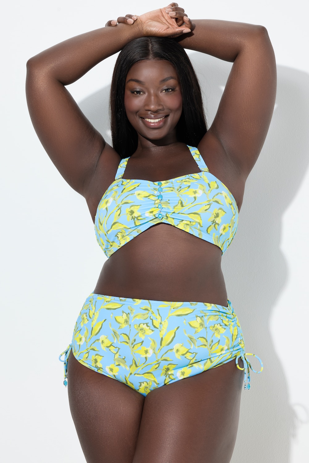 Große Größen Bikini, Damen, türkis, Größe: 50, Polyester/Elasthan, Ulla Popken Große Größen Bikini, Damen, türkis, Größe: 50, Polyester/Elasthan, Ulla Popken von Ulla Popken