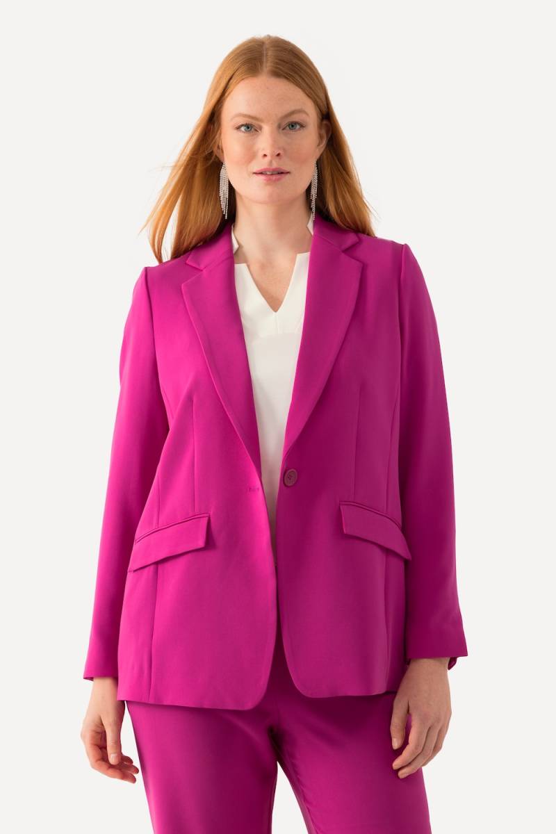 Große Größen Blazer, Damen, rosa, Größe: 48, Kunstseide/Viskose/Polyester, Ulla Popken Große Größen Blazer, Damen, rosa, Größe: 48, Kunstseide/Viskose/Polyester, Ulla Popken von Ulla Popken