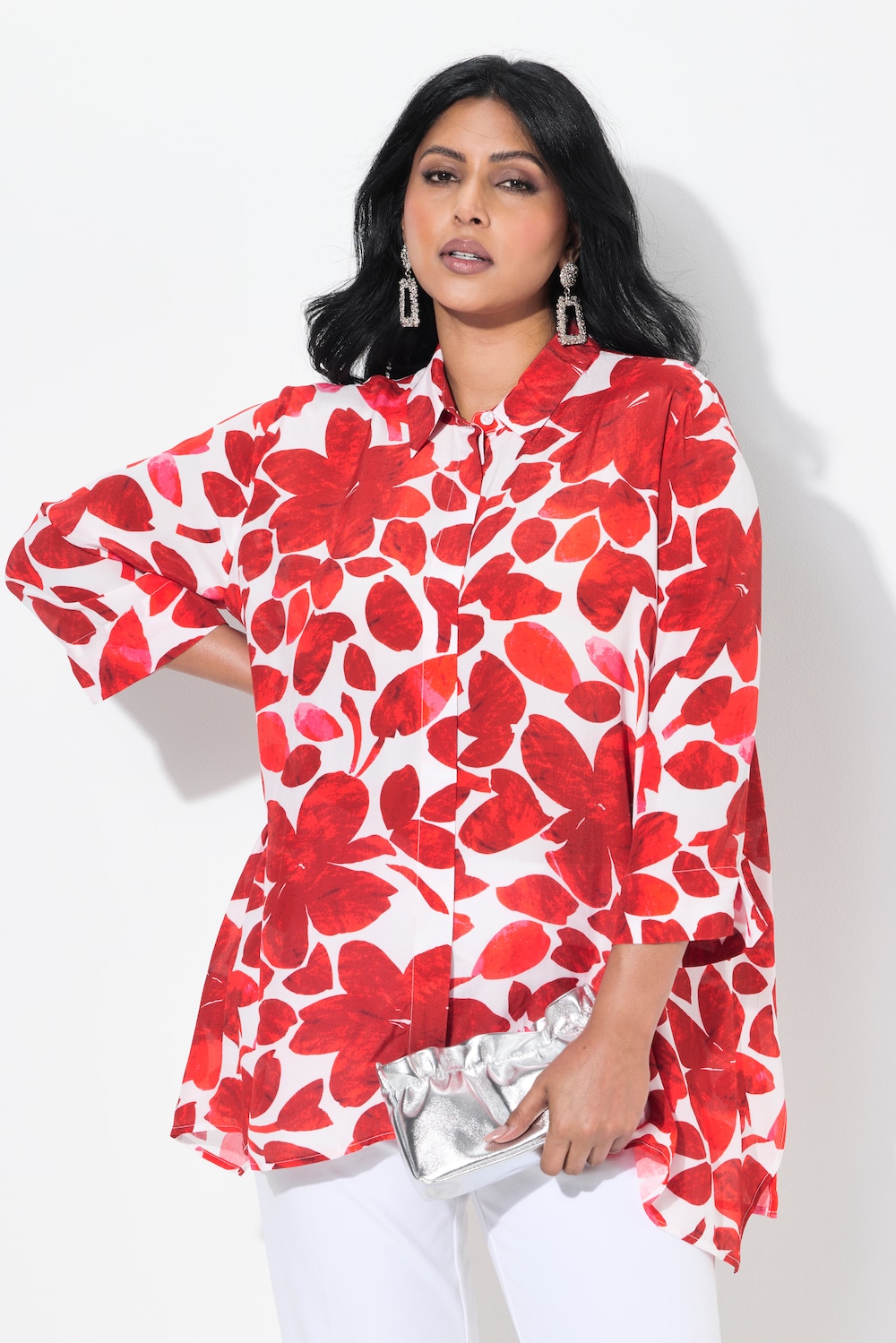 Große Größen Bluse, Damen, rot, Größe: 46/48, Viskose, Ulla Popken Große Größen Bluse, Damen, rot, Größe: 46/48, Viskose, Ulla Popken von Ulla Popken