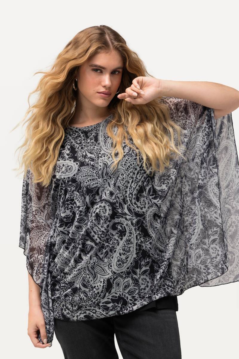Große Größen Bluse, Damen, schwarz, Größe: 42/44, Viskose/Polyester/Elasthan, Ulla Popken Große Größen Bluse, Damen, schwarz, Größe: 42/44, Viskose/Polyester/Elasthan, Ulla Popken von Ulla Popken
