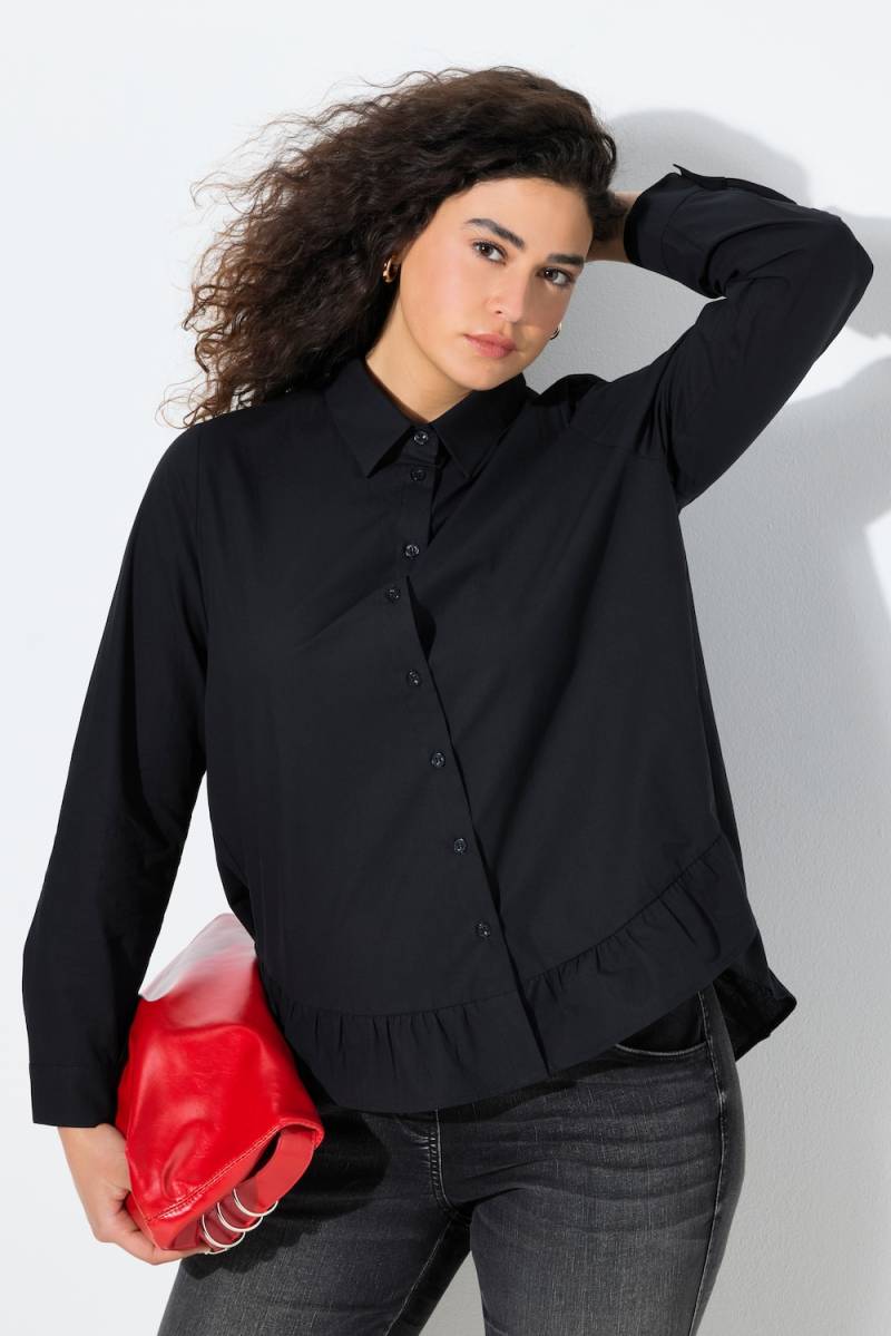 Große Größen Bluse, Damen, schwarz, Größe: 62/64, Baumwolle, Ulla Popken von Ulla Popken