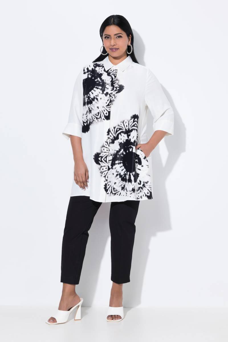 Große Größen Bluse, Damen, weiß, Größe: 54/56, Viskose, Ulla Popken von Ulla Popken