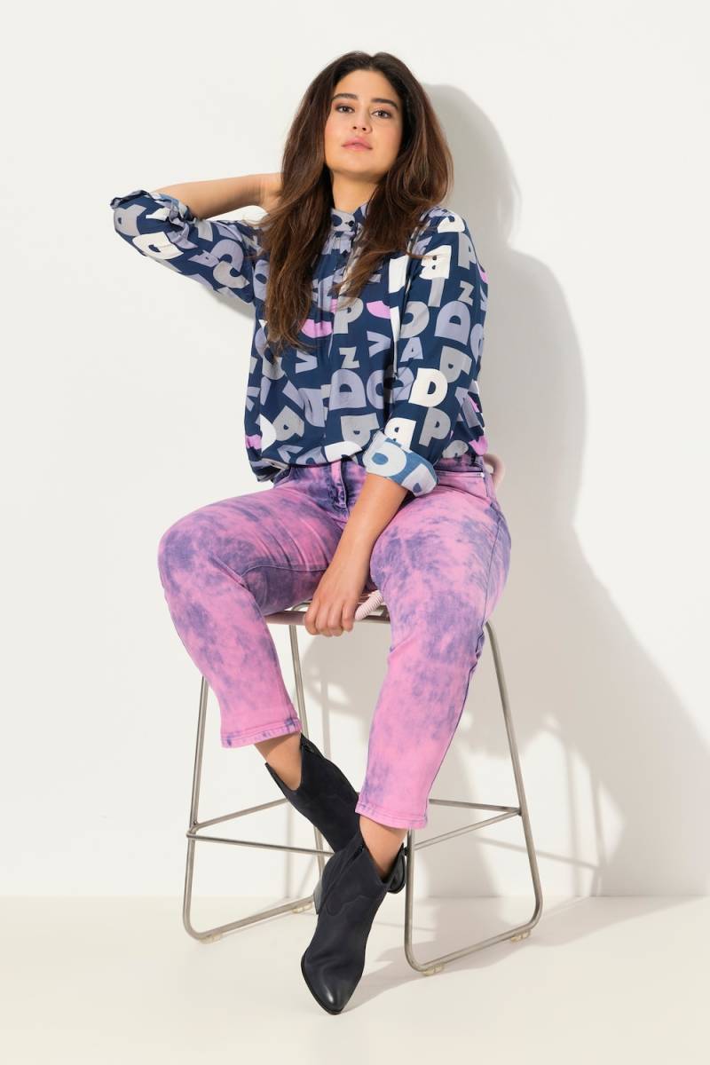 Große Größen Boyfriend-Jeans, Damen, rosa, Größe: 42, Baumwolle, Ulla Popken von Ulla Popken