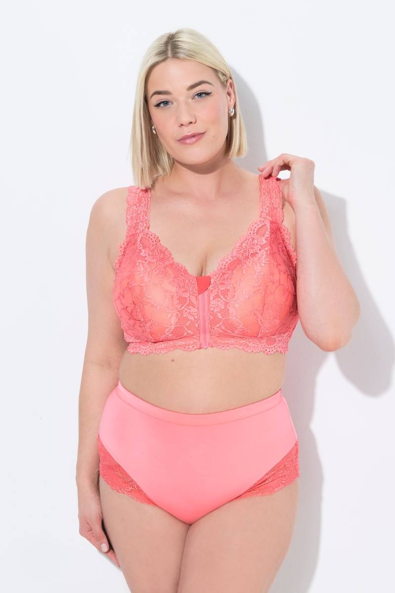 Große Größen Bralette, Damen, rot, Größe: 90B, Baumwolle/Synthetische Fasern/Elasthan, Ulla Popken von Ulla Popken