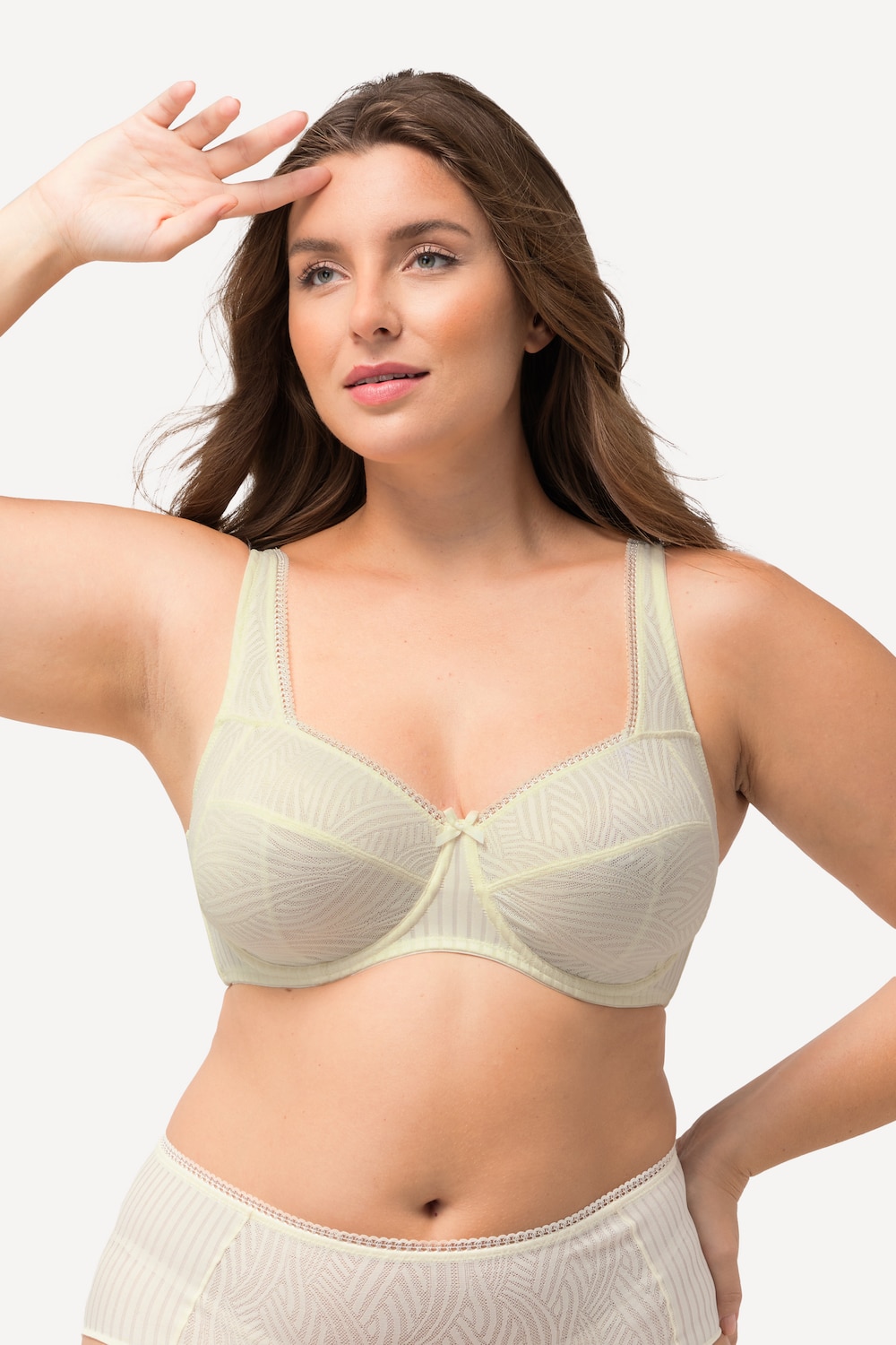 Große Größen Bügel-BH, Damen, beige, Größe: 110C, Synthetische Fasern/Elasthan, Ulla Popken von Ulla Popken