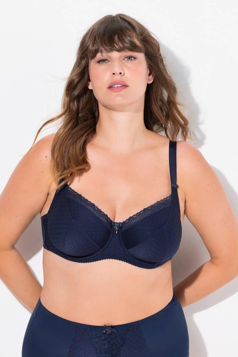 Große Größen Bügel-BH, Damen, blau, Größe: 85G, Synthetische Fasern/Elasthan, Ulla Popken Große Größen Bügel-BH, Damen, blau, Größe: 85G, Synthetische Fasern/Elasthan, Ulla Popken von Ulla Popken