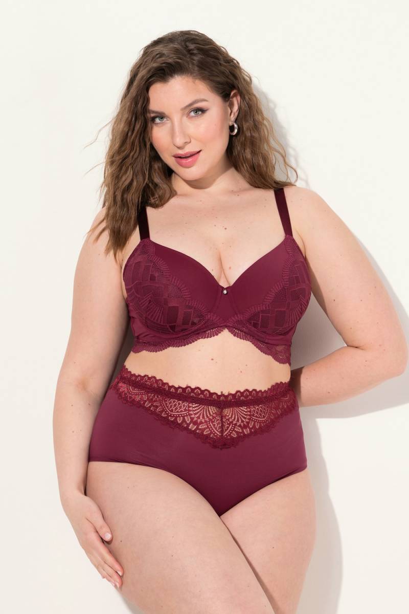 Große Größen TRUYOU Bügel-BH, Damen, rot, Größe: 95B, Synthetische Fasern/Elasthan, Ulla Popken von Ulla Popken