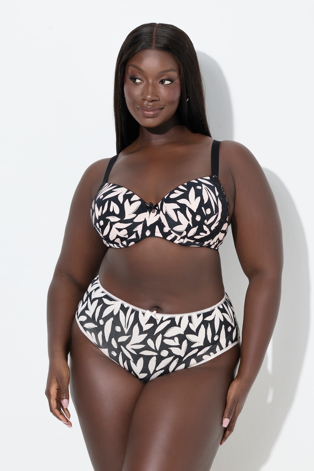 Große Größen Bügel-BH, Damen, schwarz, Größe: 115B, Synthetische Fasern/Elasthan, Ulla Popken von Ulla Popken