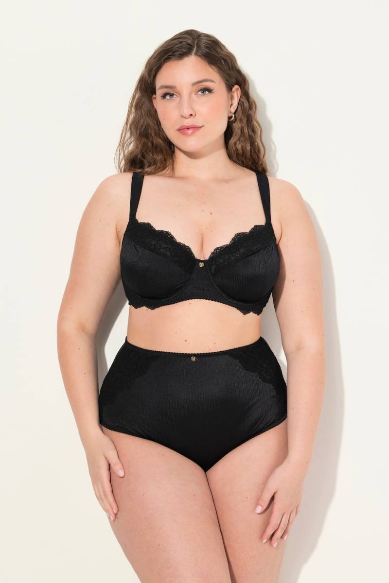 Große Größen Bügel-BH, Damen, schwarz, Größe: 90E, Polyester/Synthetische Fasern/Elasthan, Ulla Popken von Ulla Popken