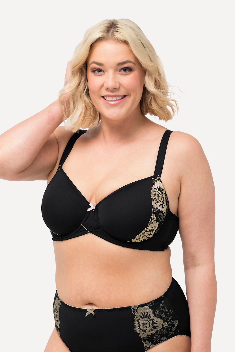 Große Größen TRUYOU Bügel-BH, Damen, schwarz, Größe: 95E, Synthetische Fasern/Polyester/Elasthan, Ulla Popken von Ulla Popken