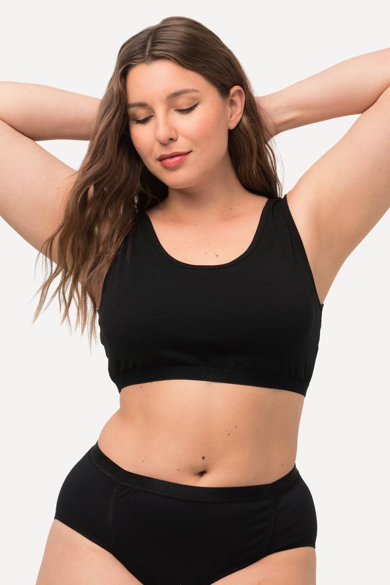 Große Größen Bustier, Damen, schwarz, Größe: 50/52, Baumwolle, Ulla Popken Große Größen Bustier, Damen, schwarz, Größe: 50/52, Baumwolle, Ulla Popken von Ulla Popken