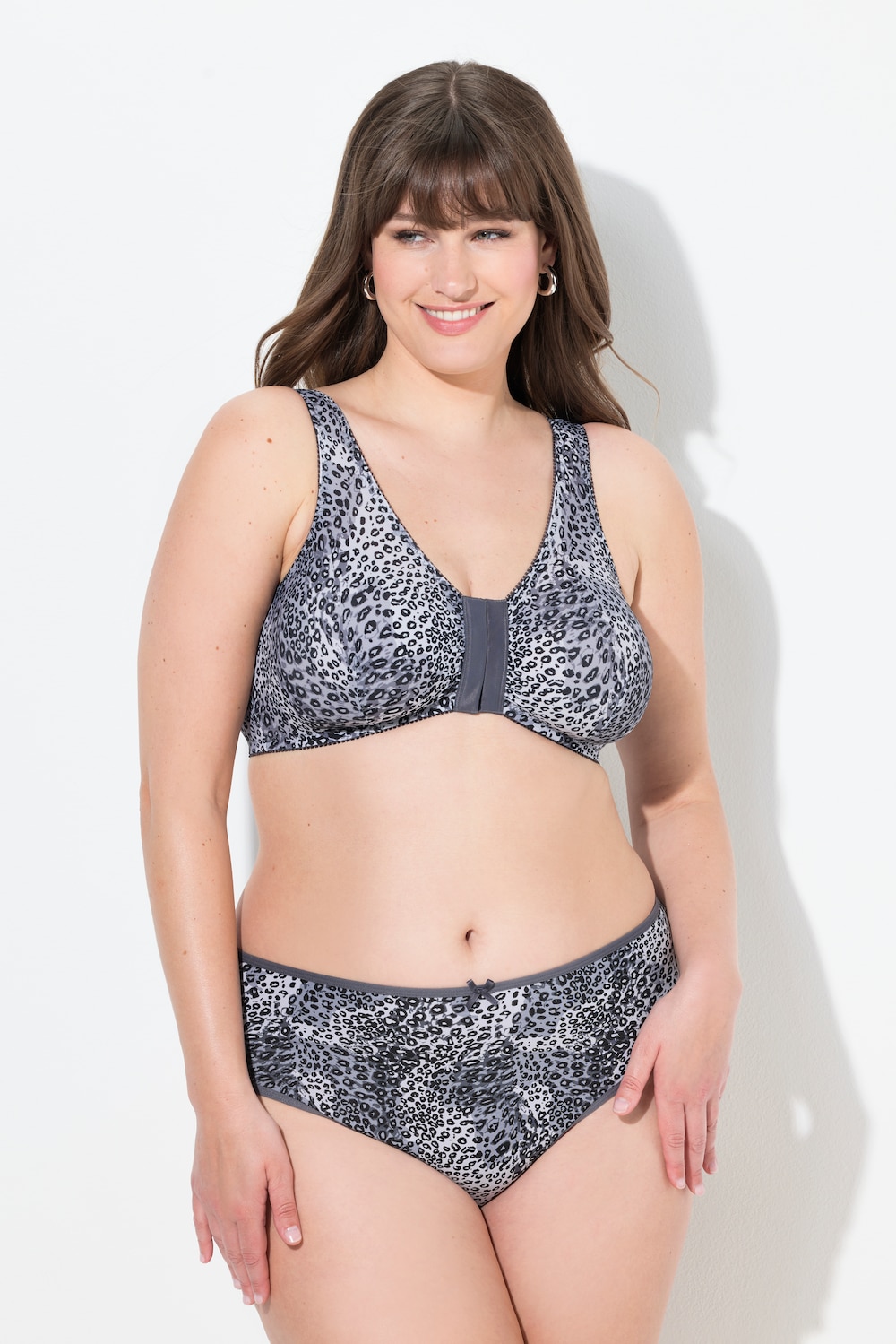 Große Größen Bustier, Damen, grau, Größe: 85D, Synthetische Fasern/Elasthan, Ulla Popken von Ulla Popken