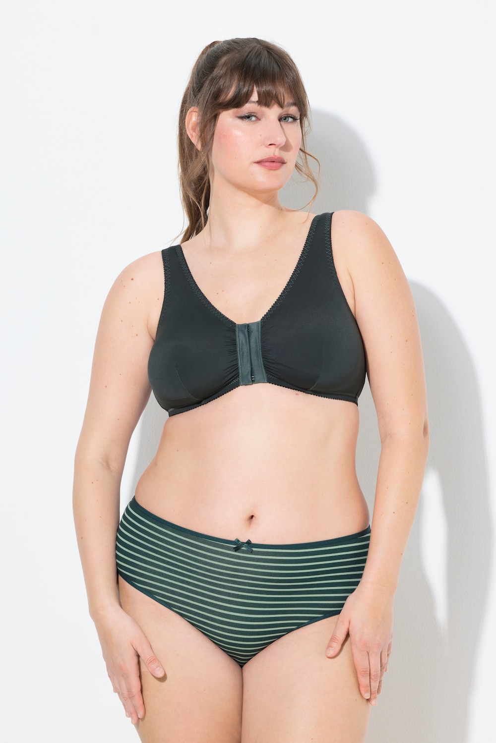 Große Größen Bustier, Damen, grün, Größe: 95D, Synthetische Fasern/Elasthan, Ulla Popken von Ulla Popken