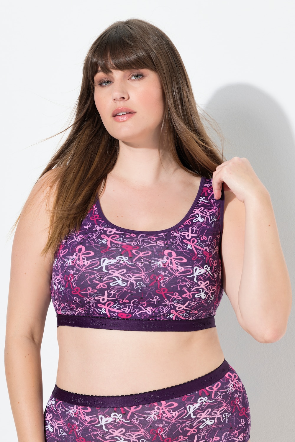 Große Größen Bustier, Damen, lila, Größe: 46/48, Baumwolle, Ulla Popken Große Größen Bustier, Damen, lila, Größe: 46/48, Baumwolle, Ulla Popken von Ulla Popken